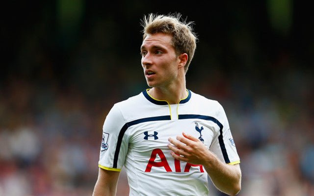 Eriksen Tottenham Hotspur Under Armour 2014 2015 Home Jersey Shirt Maglia L foreversoccerjerseys