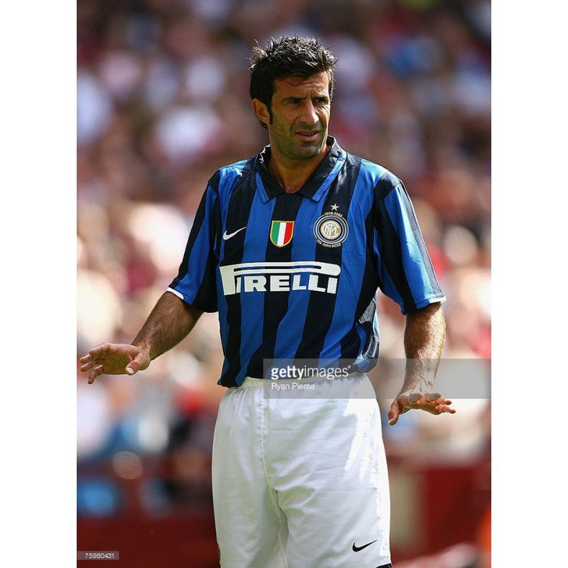 Figo Inter Milan 2007 2008 UEFA Centenary Jersey Shirt Maglia XXL Nike