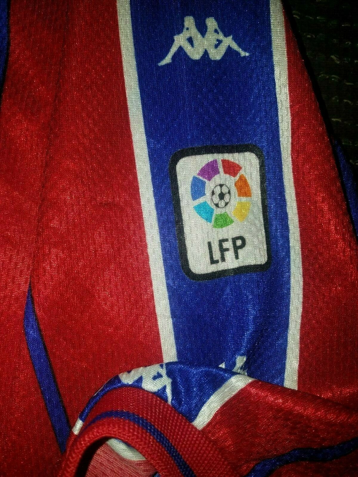 Figo Kappa Barcelona MATCH WORN 1997 1998 Jersey Shirt Camiseta XL - foreversoccerjerseys