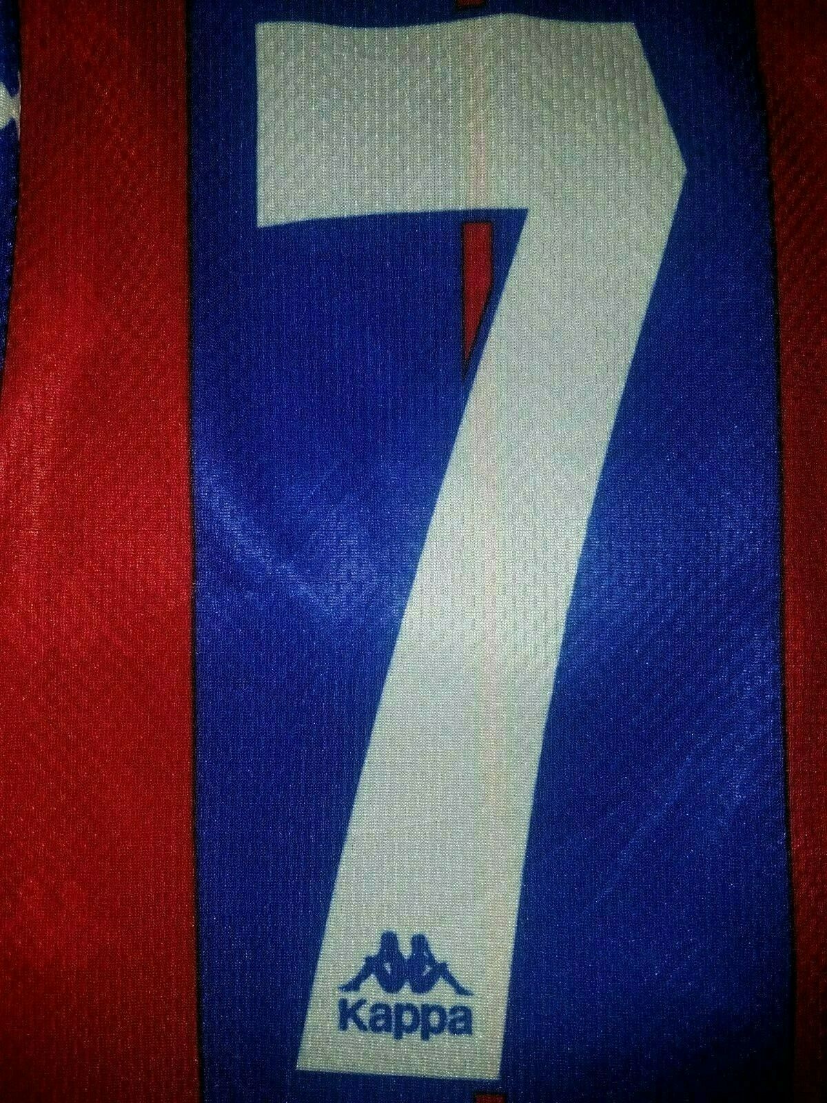 Figo Kappa Barcelona MATCH WORN 1997 1998 Jersey Shirt Camiseta XL - foreversoccerjerseys