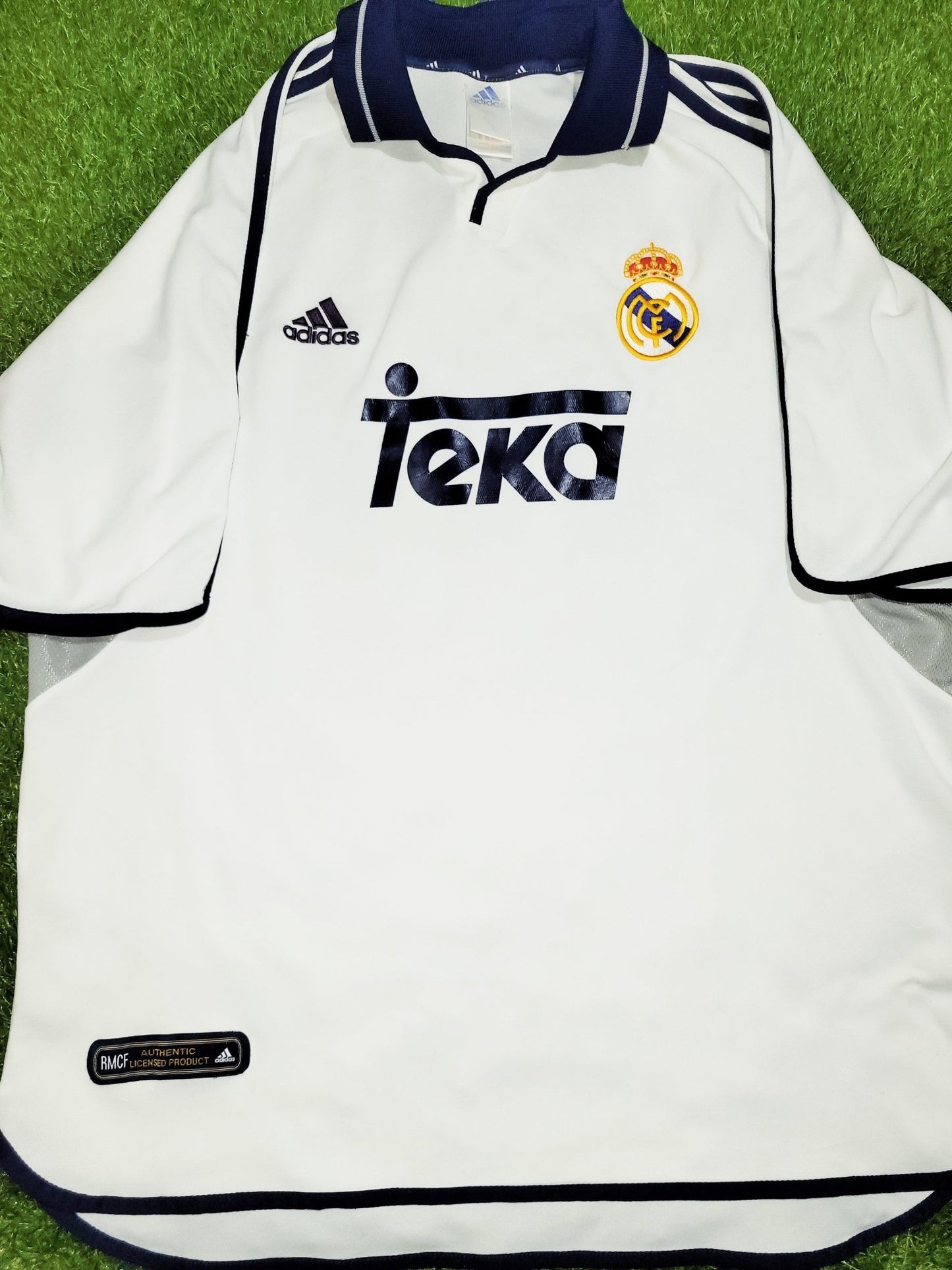 Figo Real Madrid 2000 2001 Soccer Jersey Shirt XL SKU# 685331 Adidas