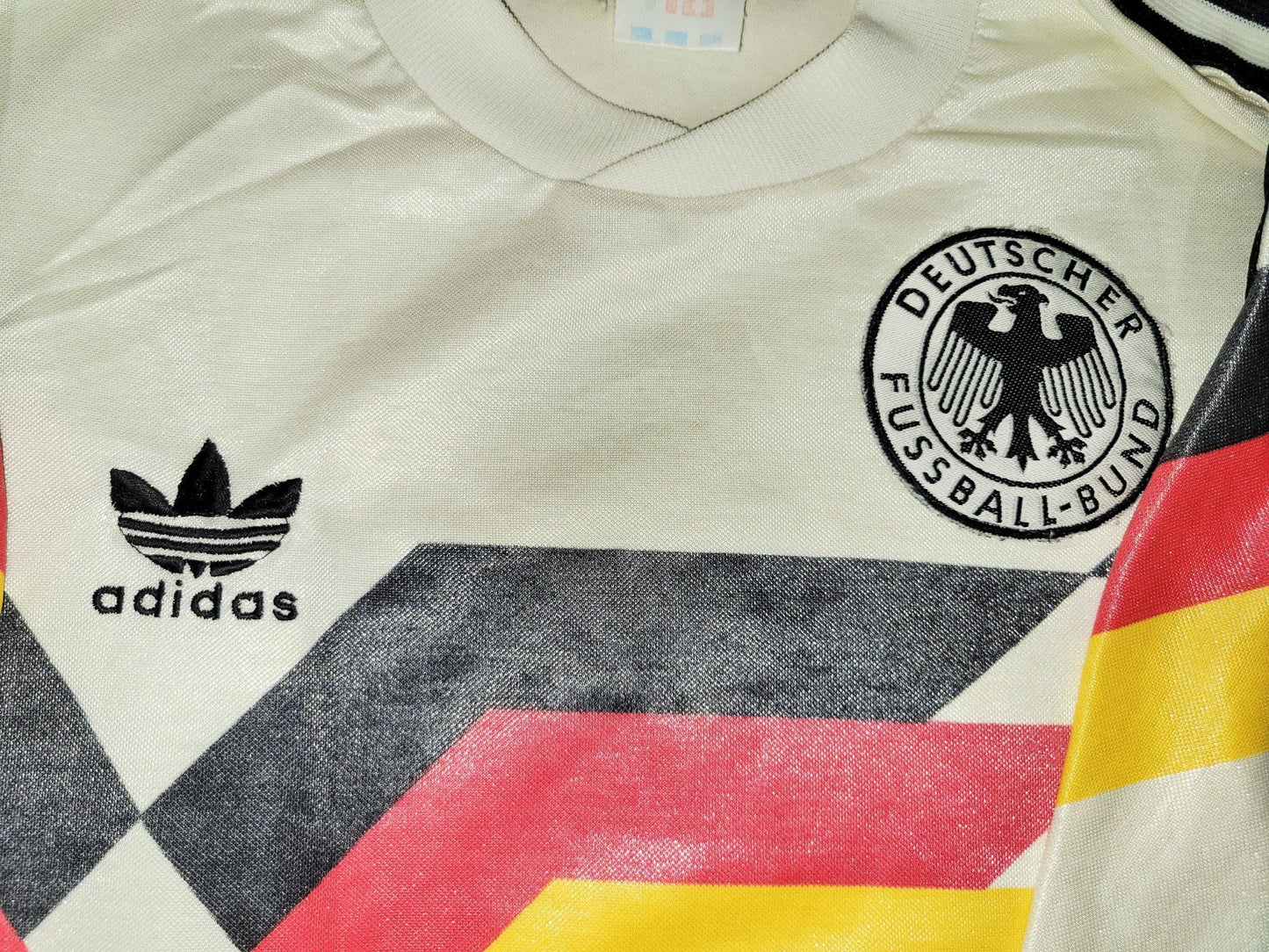 Germany Adidas 1988 1989 1990 WORLD CUP Home Jersey Shirt Deutschland Trikot L foreversoccerjerseys