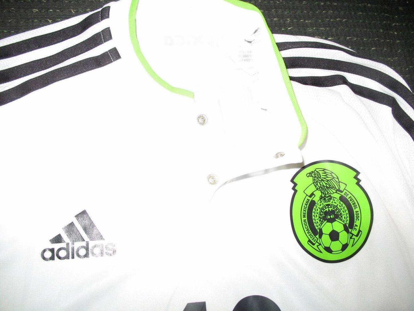 Guardado Mexico 2015 GOLD CUP MATCH WORN White Jersey Camiseta Shirt Trikot - foreversoccerjerseys
