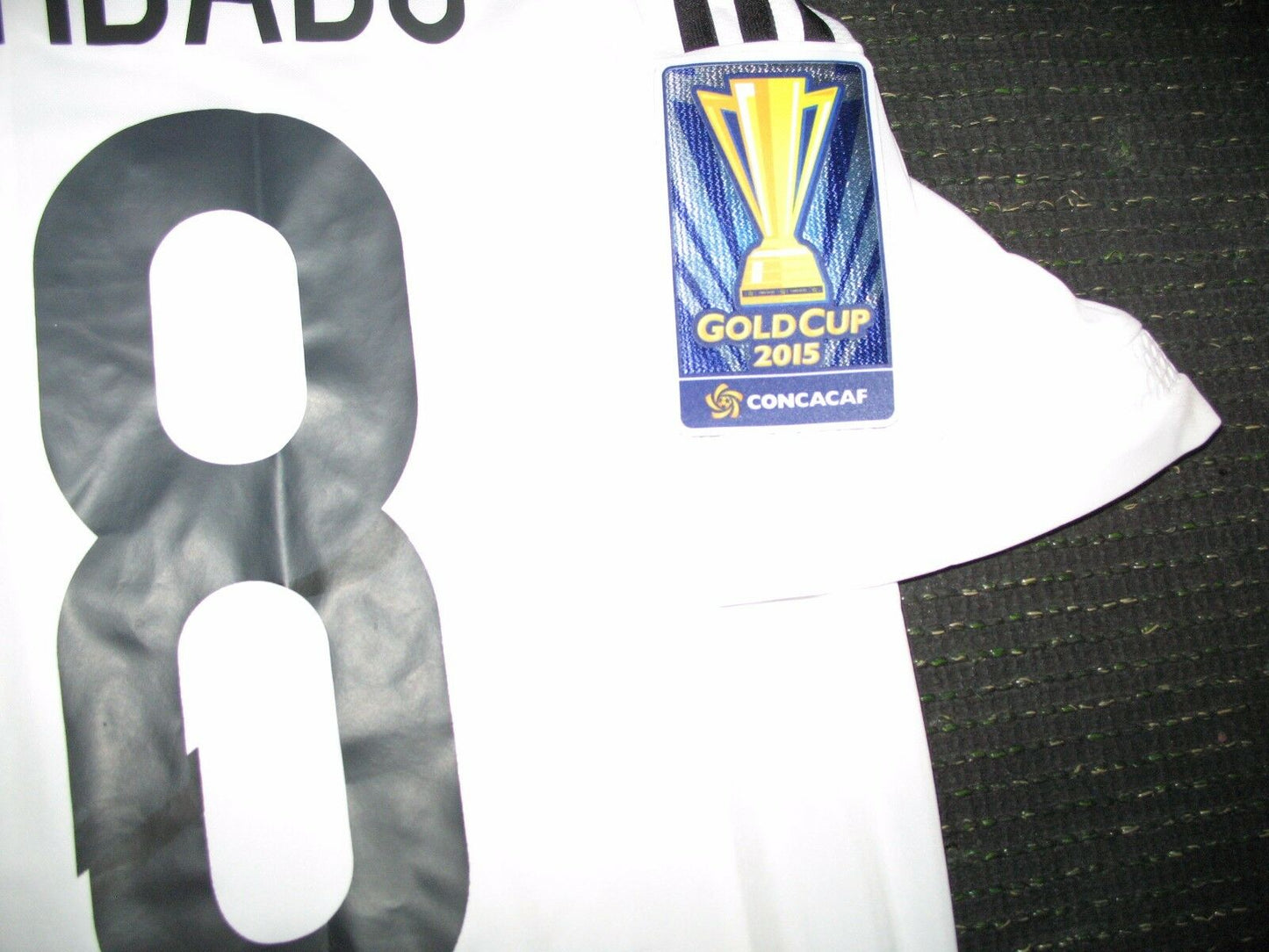 Guardado Mexico 2015 GOLD CUP MATCH WORN White Jersey Camiseta Shirt Trikot - foreversoccerjerseys