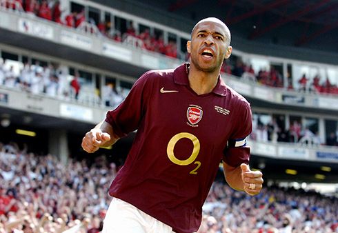 Henry Arsenal 2005 2006 HIGHBURY LAST GAME Home Soccer Jersey Shirt L SKU# 195578 Nike