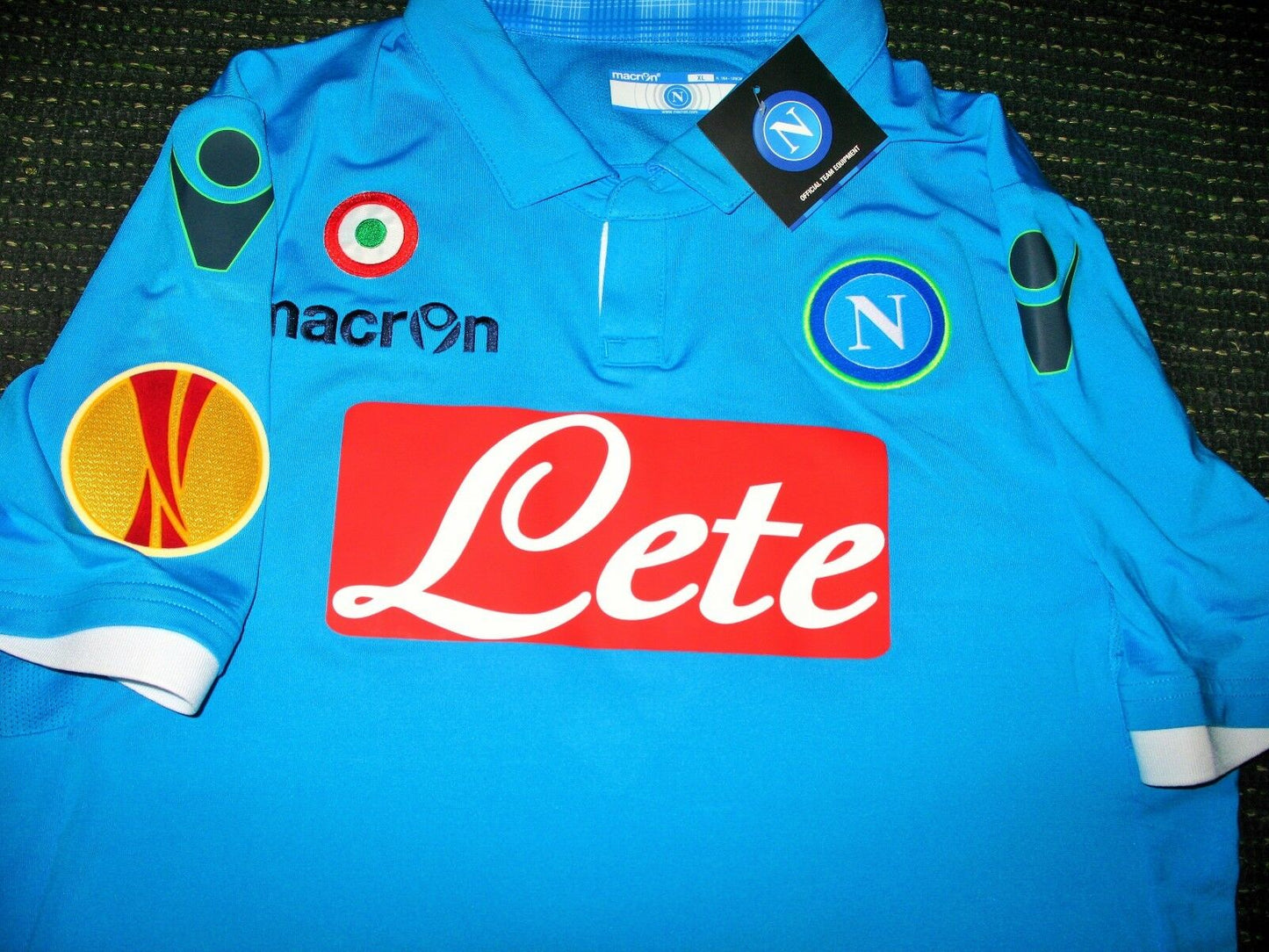 Higuain Napoli Macron 2014 2015 Jersey Maglia Shirt XL BNWT - foreversoccerjerseys