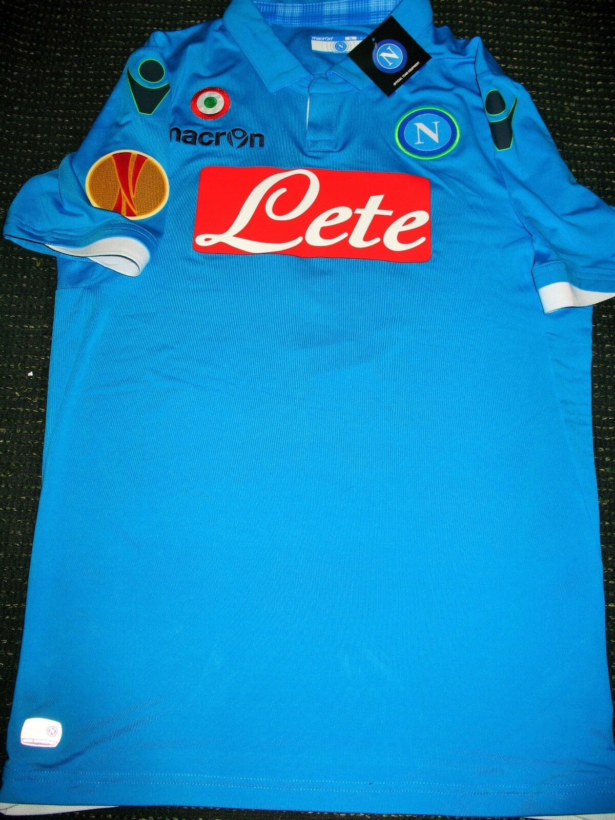 Higuain Napoli Macron 2014 2015 Jersey Maglia Shirt XL BNWT - foreversoccerjerseys