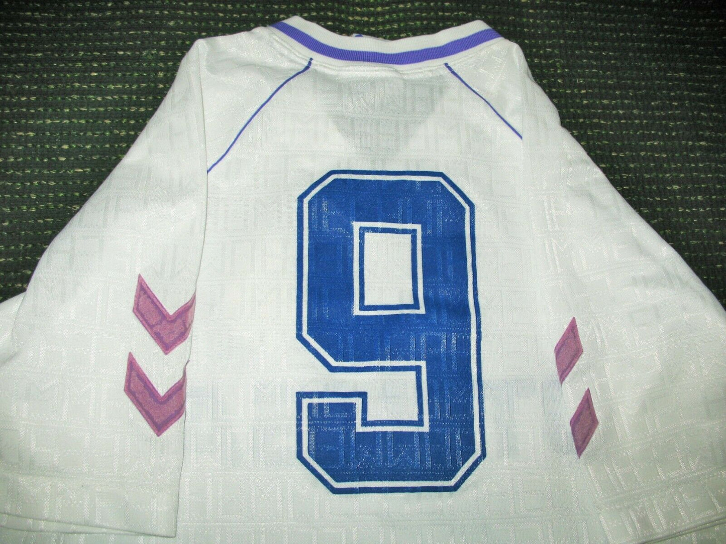 Hugo Sanchez Real Madrid Hummel 1990 1991 1992 Jersey Camiseta Shirt XL - foreversoccerjerseys