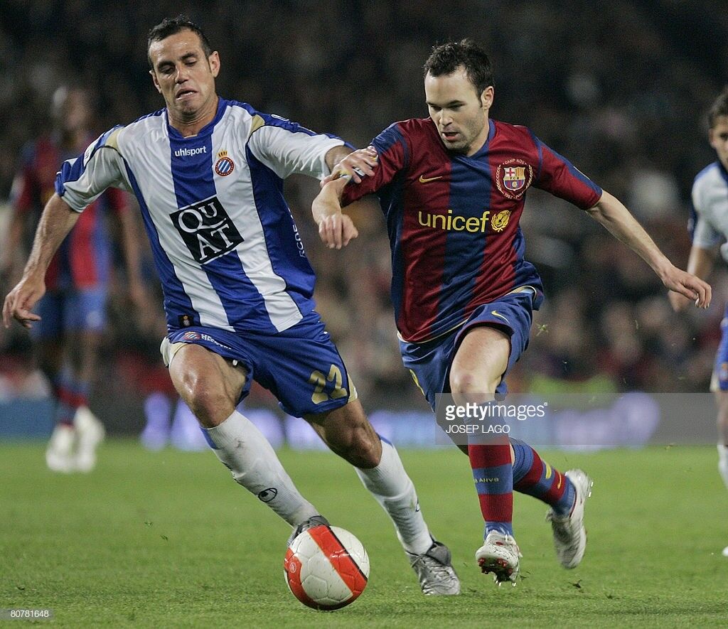 Iniesta Barcelona Anniversary 2007 2008 Jersey Shirt Camiseta L - foreversoccerjerseys