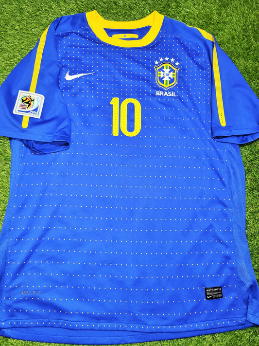 Kaka Brazil 2010 WORLD CUP Away Nike Soccer Jersey Shirt Camiseta XL SKU# 369251-493 Nike