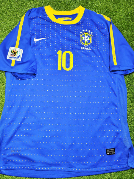 Kaka Brazil 2010 WORLD CUP Away Nike Soccer Jersey Shirt Camiseta XL S kaka-brazil-2010-world-cup-away-nike-soccer-jersey-shirt-camiseta-xl-s
