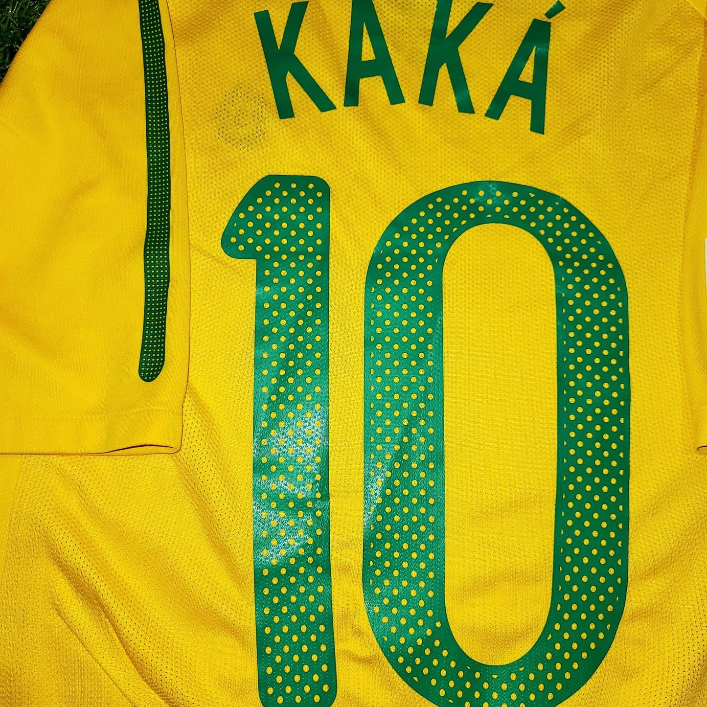 Kaka Brazil WORLD CUP 2010 PLAYER ISSUE Jersey Shirt Camiseta M SKU# 369276-703 foreversoccerjerseys