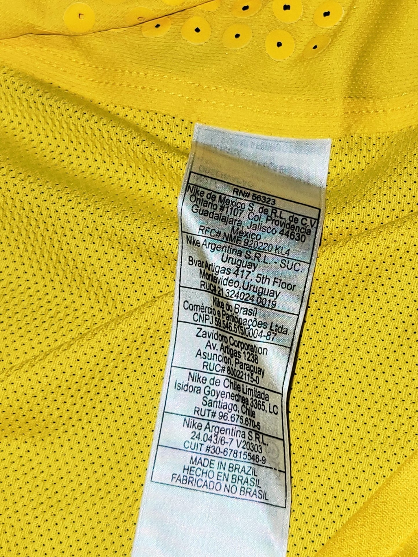 Kaka Brazil WORLD CUP 2010 PLAYER ISSUE Soccer Jersey Shirt L SKU# 369276-703 Nike