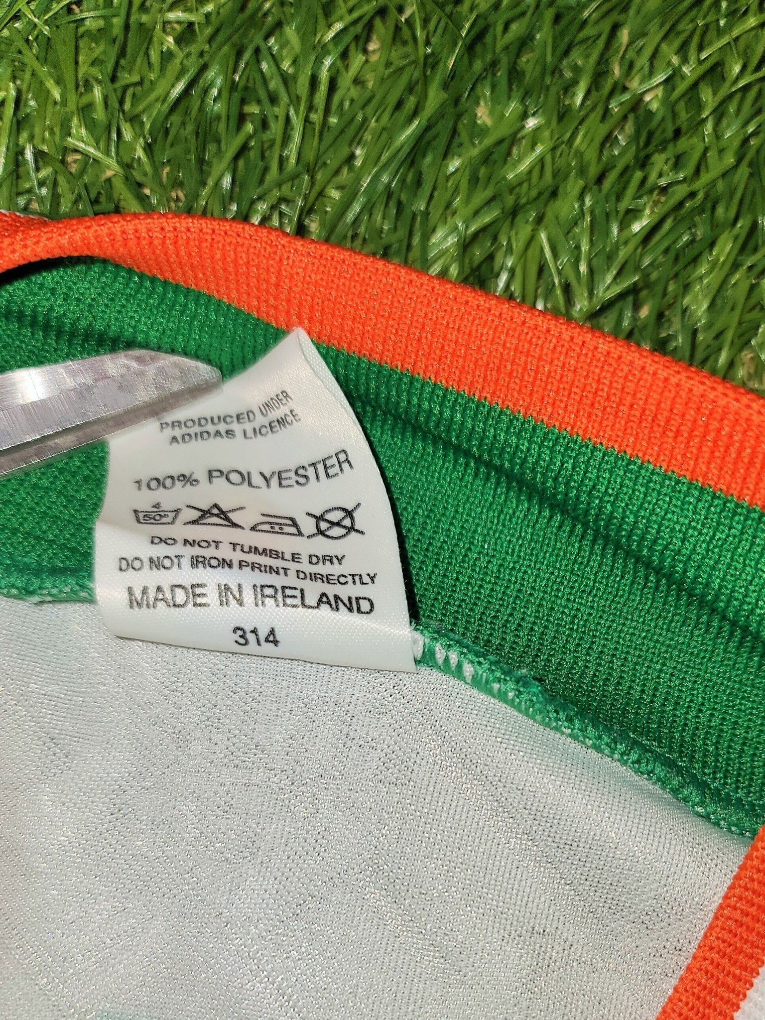 Keane Ireland Umbro 1994 WORLD CUP Away White Umbro Jersey Shirt Trikot L foreversoccerjerseys