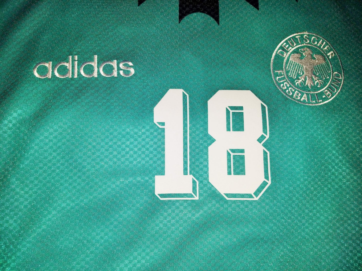 Klinsmann Germany 1994 Green Jersey Shirt Deutschland Trikot XL foreversoccerjerseys