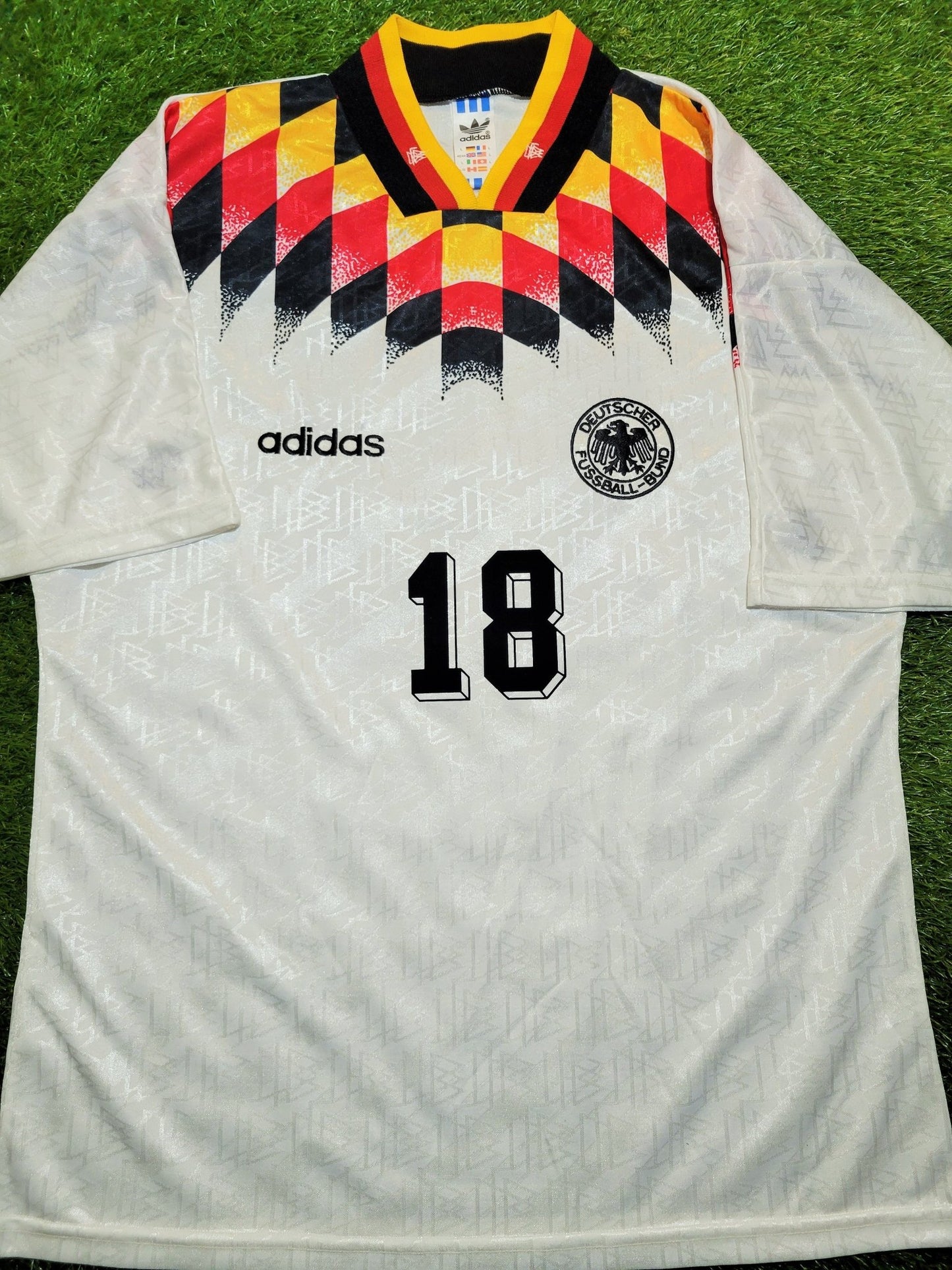 Klinsmann Germany 1994 Home Jersey Shirt Deutschland Trikot L foreversoccerjerseys