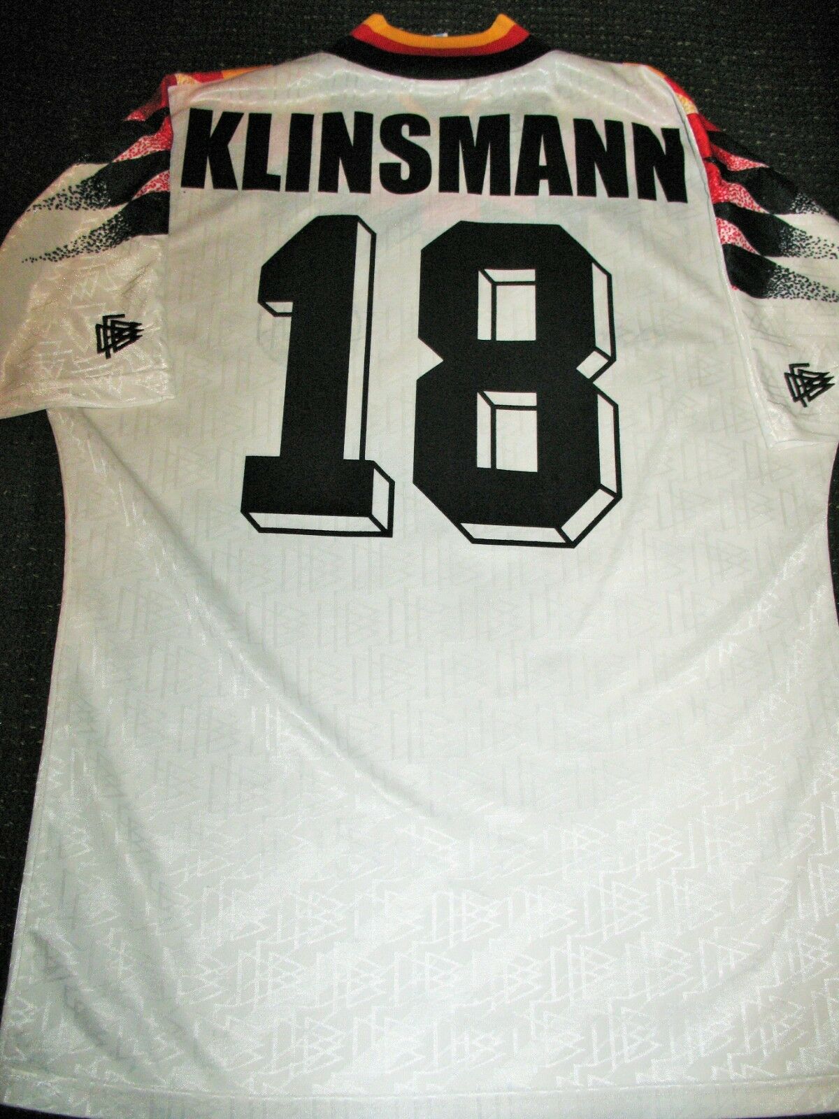 Klinsmann Germany 1994 World Cup Jersey Deutschland Trikot Shirt M - foreversoccerjerseys