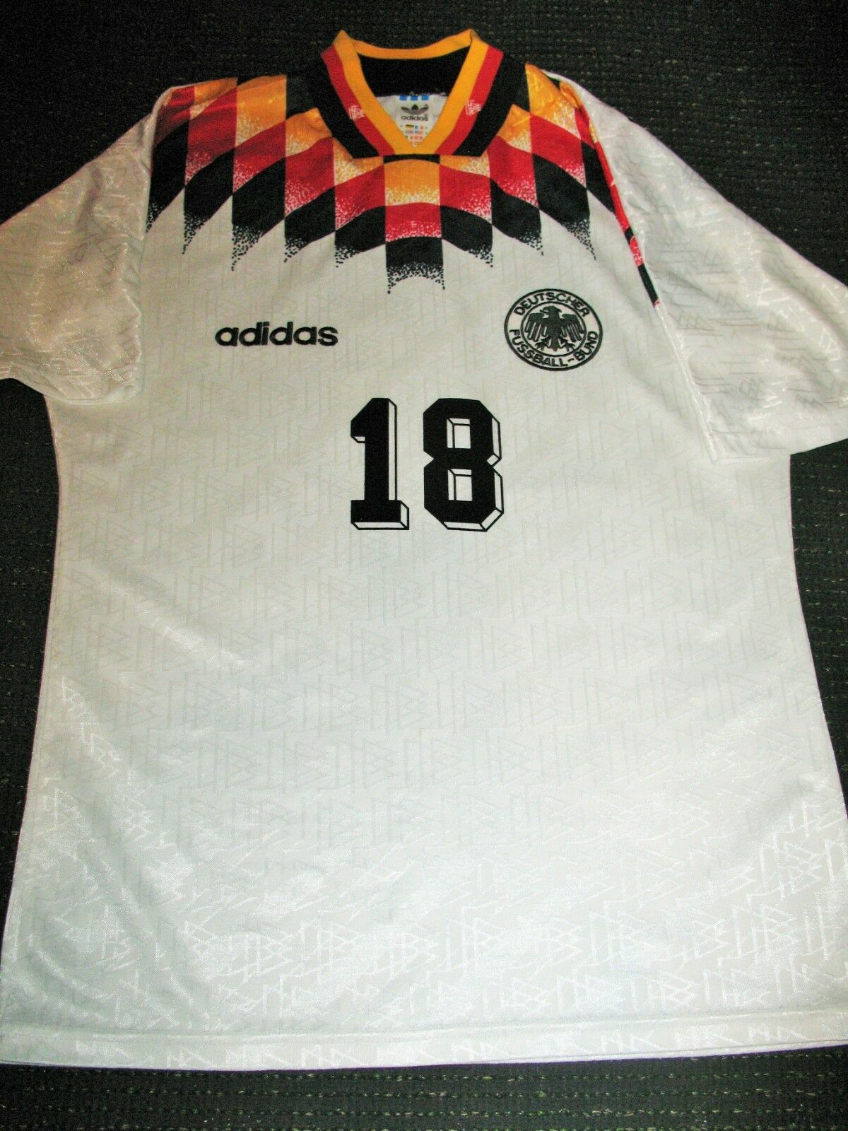 Klinsmann Germany 1994 World Cup Jersey Deutschland Trikot Shirt M - foreversoccerjerseys