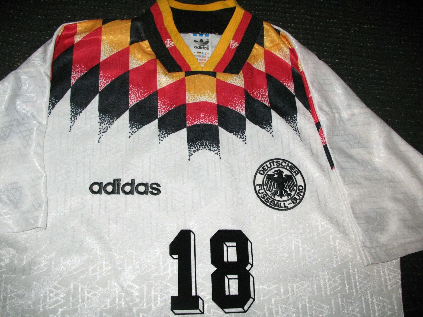 Klinsmann Germany 1994 World Cup Jersey Deutschland Trikot Shirt M - foreversoccerjerseys