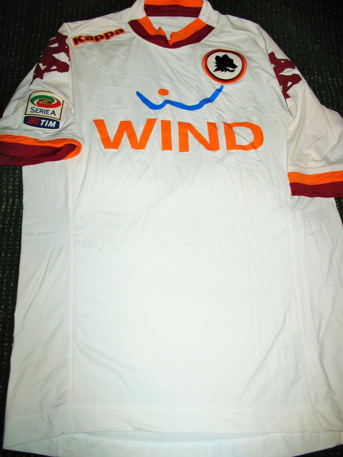 Lamela As Roma Kappa 2012 2013 Jersey Maglia Shirt XL - foreversoccerjerseys