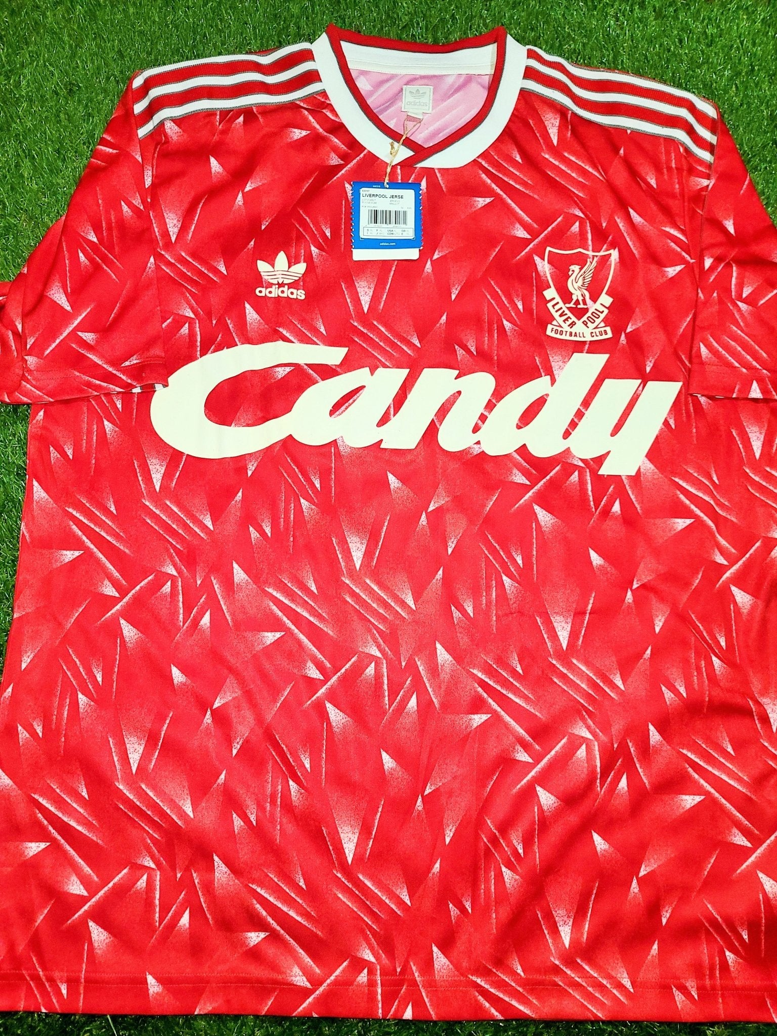 Liverpool Adidas Originals CANDY 1989 1990 1991 Home Jersey Shirt