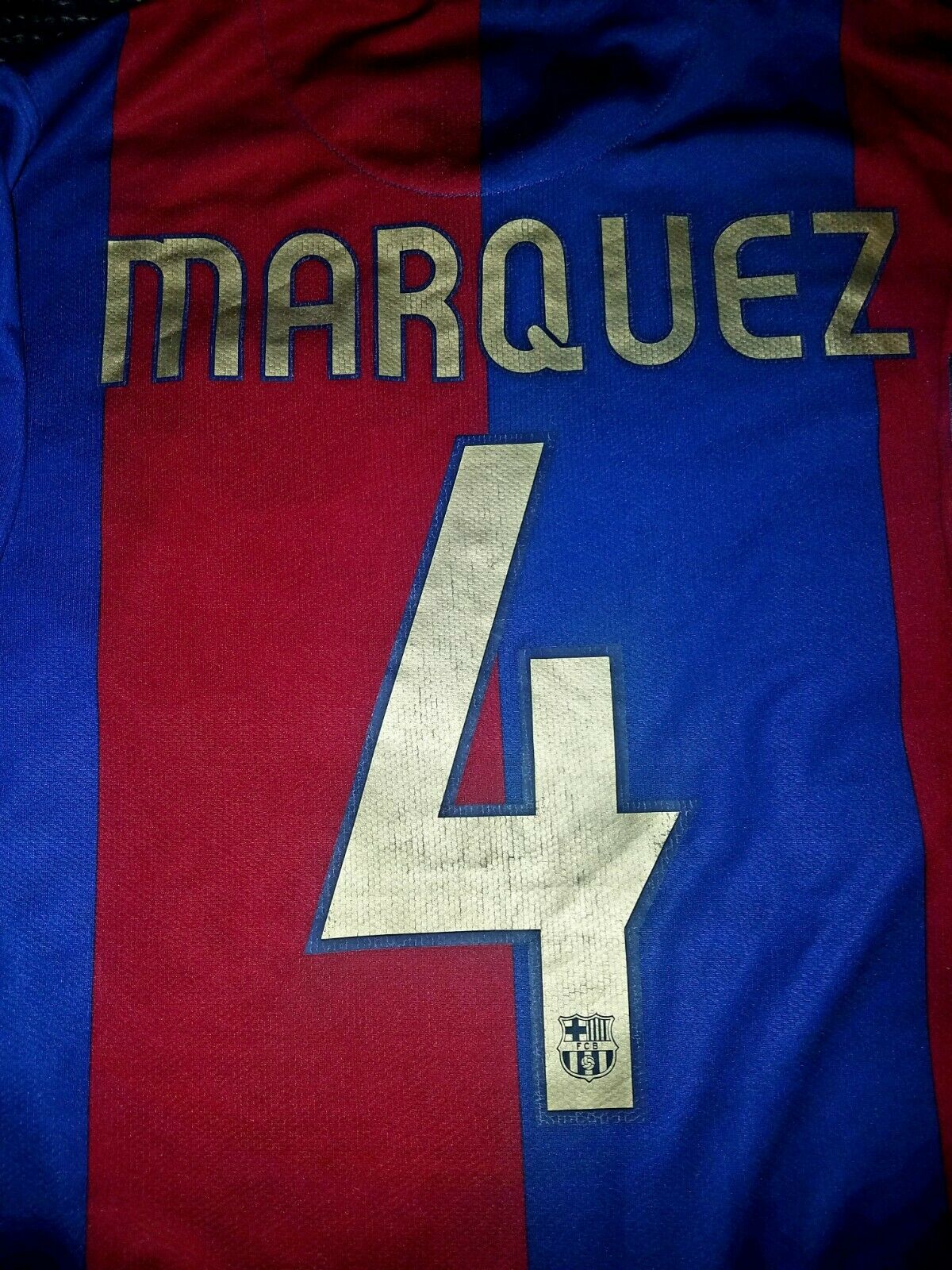 Marquez Barcelona 2006 2007 Jersey Shirt Camiseta Maglia M - foreversoccerjerseys