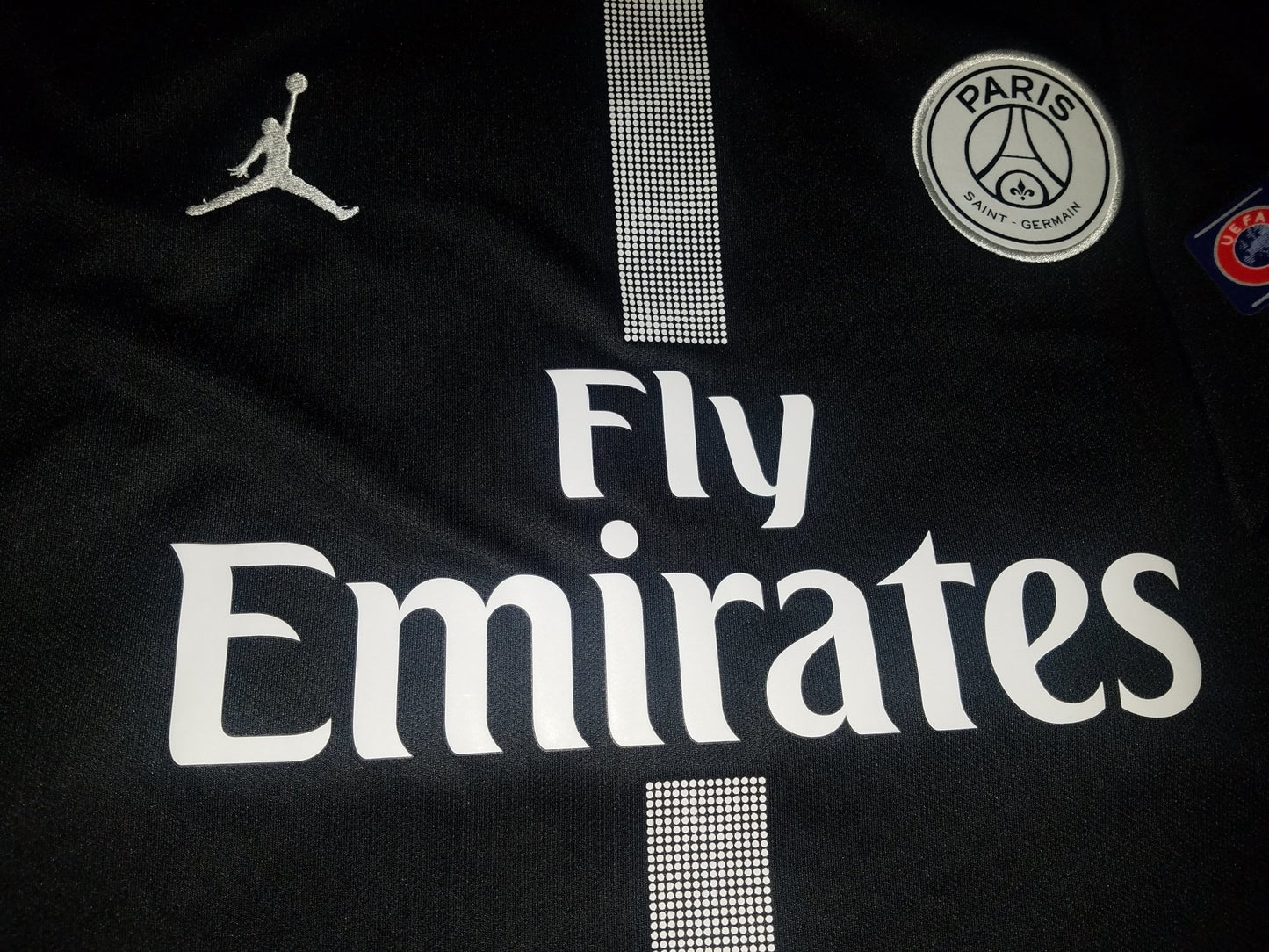 Mbappe Psg Paris Saint Germain JORDAN 2018 2019 Black Jersey SKU# 919010-012 XL foreversoccerjerseys