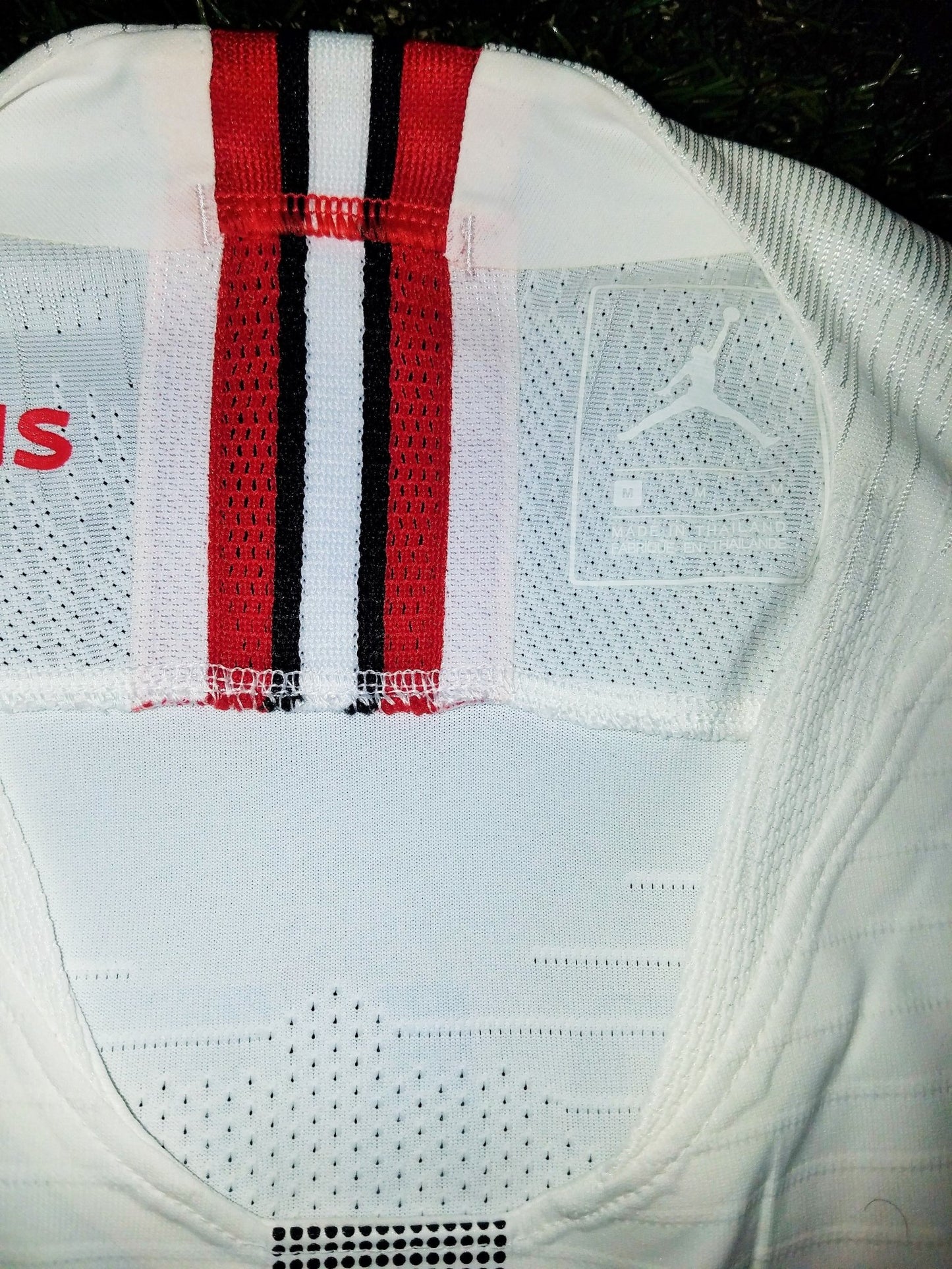 Mbappe Psg Paris Saint Germain JORDAN VAPORKNIT PLAYER ISSUE 2018 2019 White Jersey SKU# 918923-102 M foreversoccerjerseys