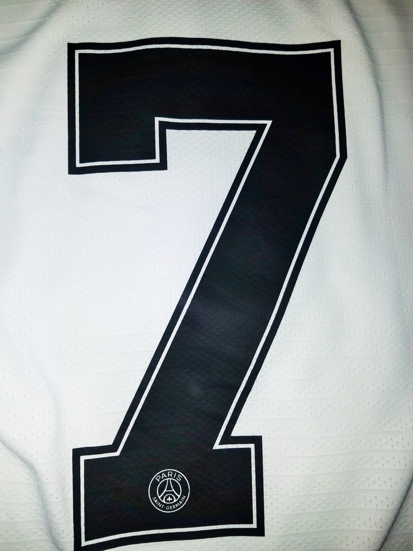 Mbappe Psg Paris Saint Germain JORDAN VAPORKNIT PLAYER ISSUE 2018 2019 White Jersey SKU# 918923-102 M foreversoccerjerseys