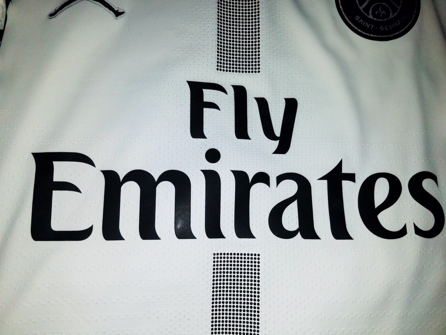 Mbappe Psg Paris Saint Germain JORDAN VAPORKNIT PLAYER ISSUE 2018 2019 White Jersey SKU# 918923-102 M foreversoccerjerseys