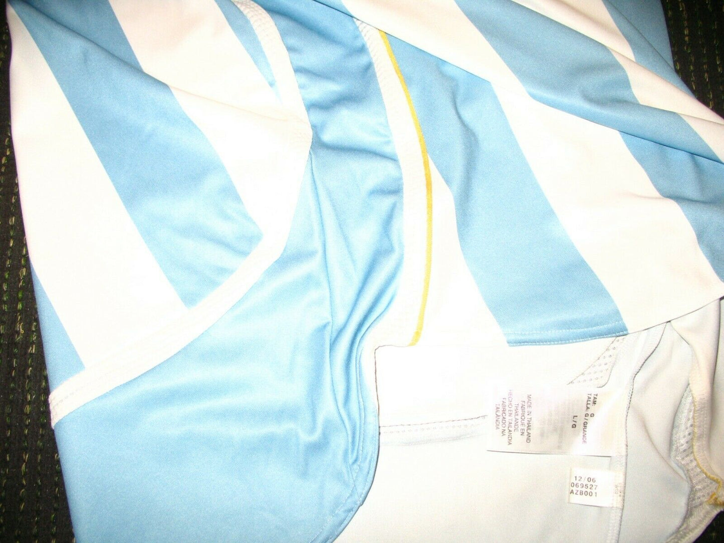 Messi Argentina 2006 World Cup PLAYER ISSUE FORMOTION Jersey Camiseta L - foreversoccerjerseys