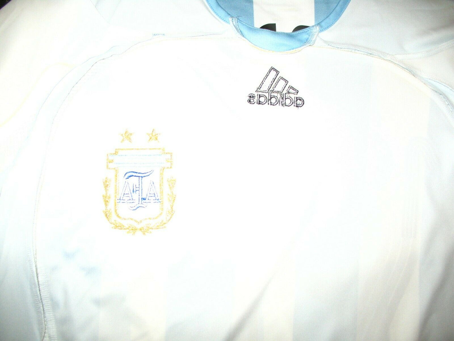 Messi Argentina 2006 World Cup PLAYER ISSUE FORMOTION Jersey Camiseta L - foreversoccerjerseys