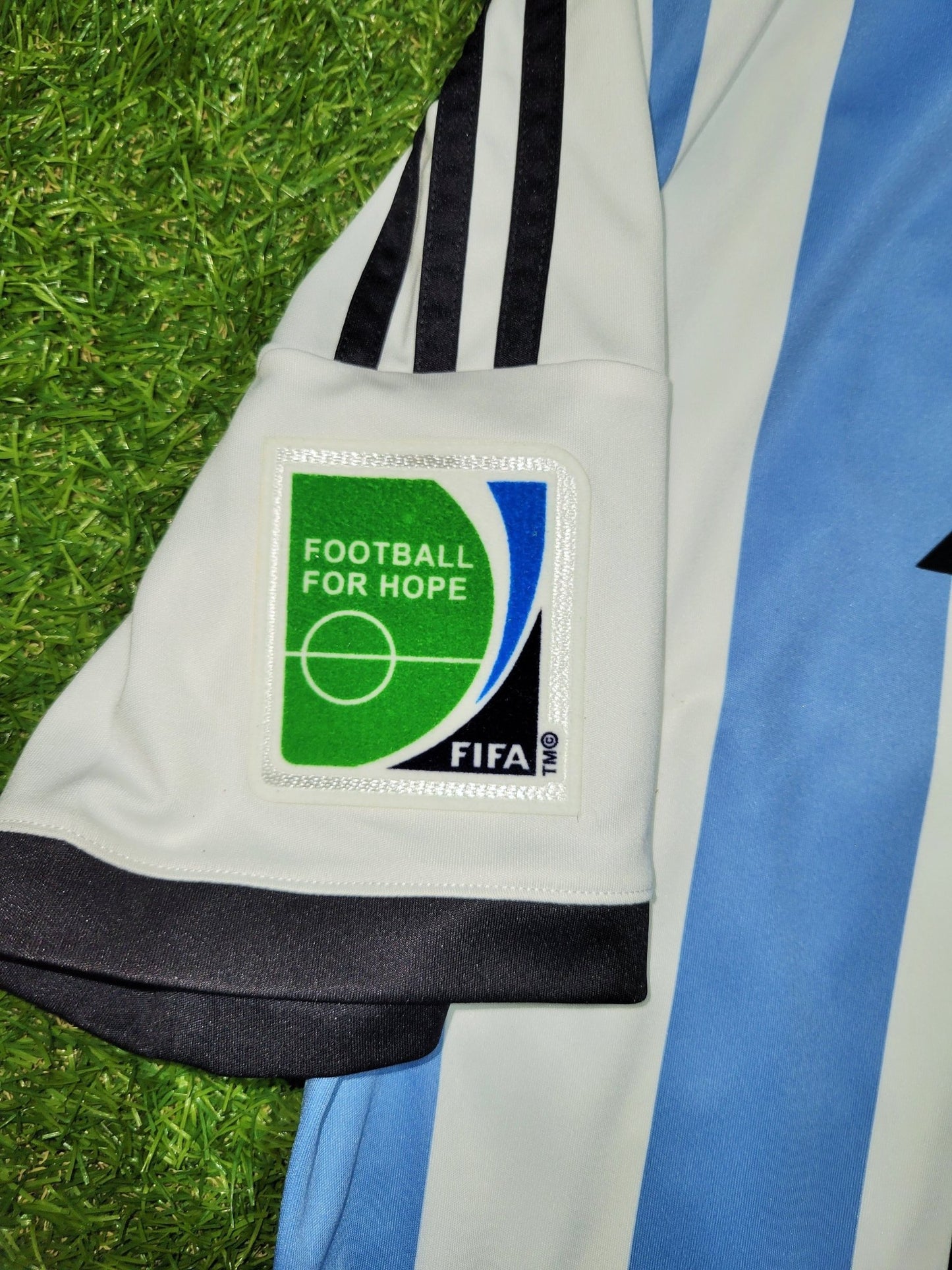 Messi Argentina 2014 WORLD CUP SEMIFINAL Jersey Shirt Camiseta M SKU# G74569 Adidas