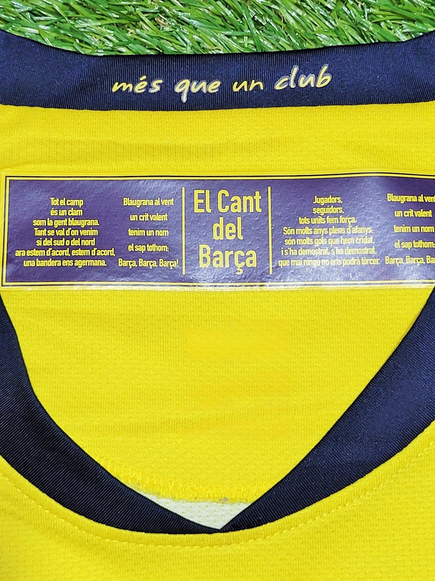 Messi Barcelona 2008 2009 TREBLE SEASON UEFA Long Sleeve Away Soccer Jersey Shirt L SKU# 286788-760 Nike