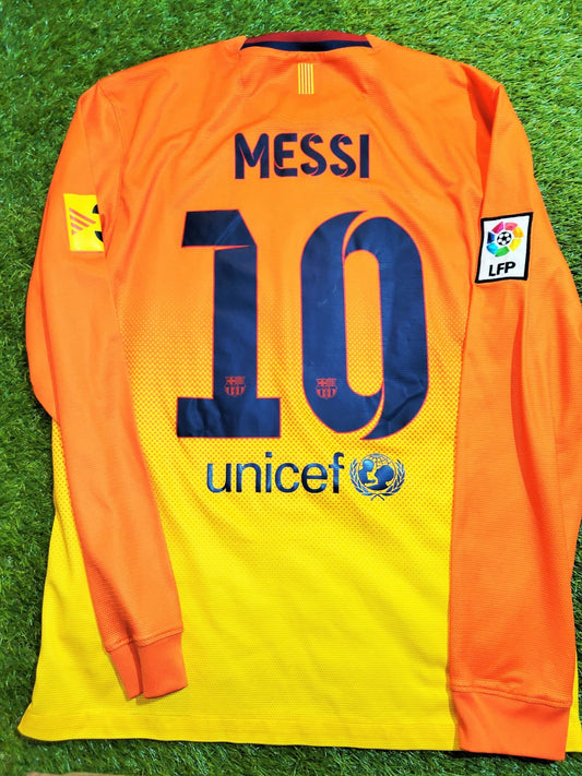 Messi Barcelona 2012 2013 Away Jersey Shirt Camiseta Maglia M SKU# 478327-815 foreversoccerjerseys