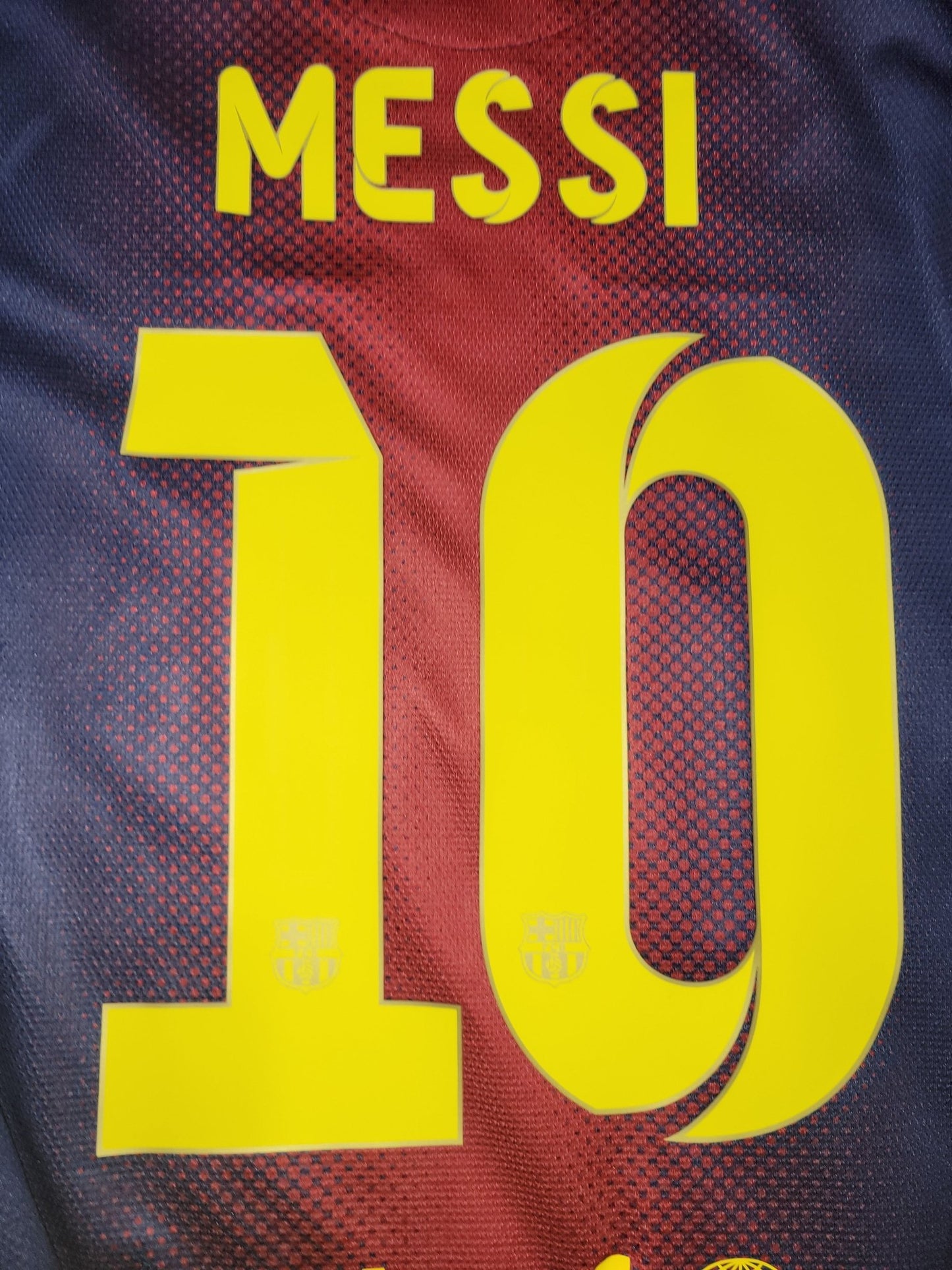 Messi Barcelona 2012 2013 Home Long Sleeve Jersey Shirt M SKU# 478324-410 Nike