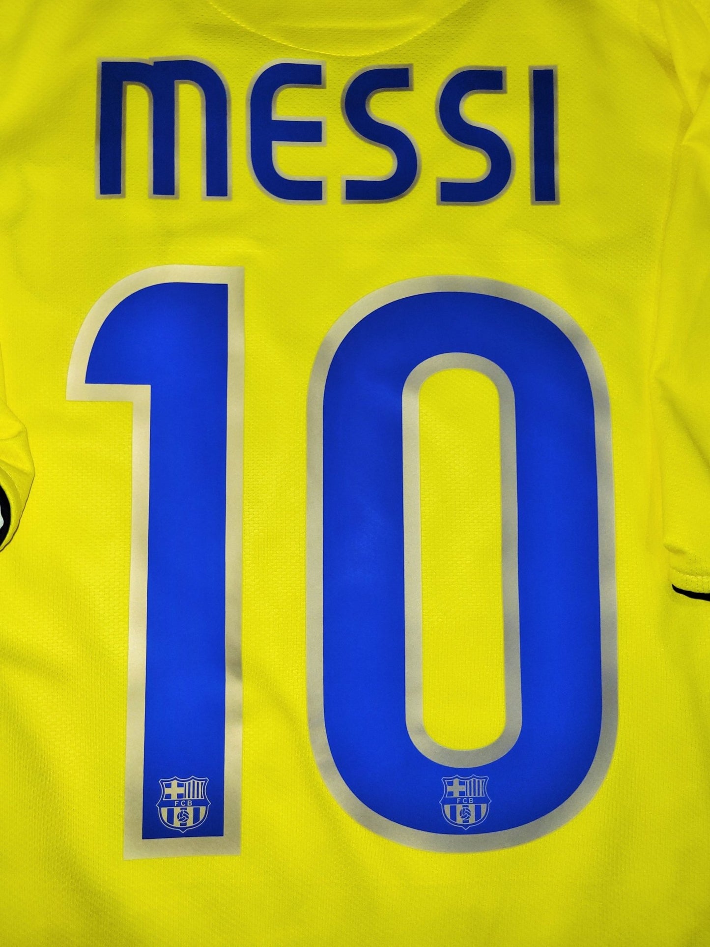 Messi Barcelona TREBLE SEASON 2008 2009 Away Soccer Jersey Shirt XL SKU# 286787-760 Nike