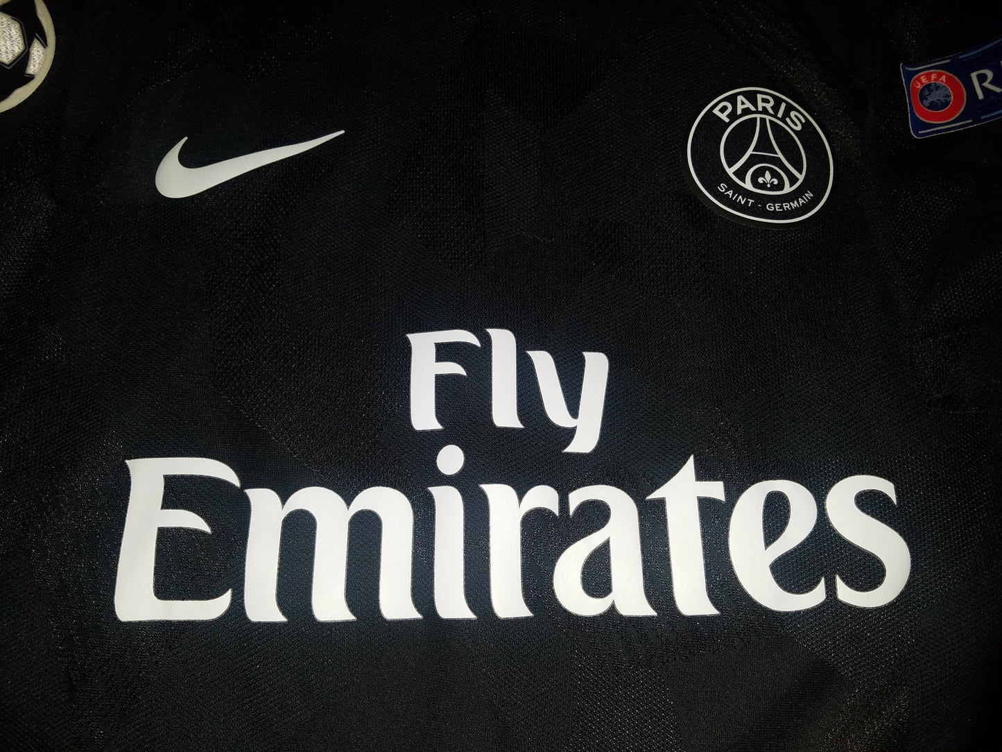 Neymar PSG Paris Saint Germain UEFA PLAYER ISSUE AEROSWIFT Jersey Shirt Maillot L 847201-011 foreversoccerjerseys