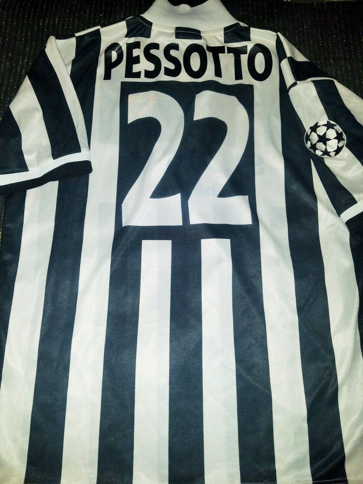 Pessotto Juventus MATCH WORN UEFA 1996 1997 Jersey Shirt Maglia XL - foreversoccerjerseys