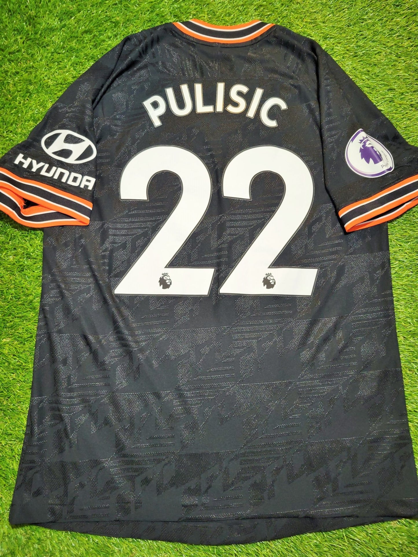 Pulisic Chelsea 2019 - 2020 Third Vaporknit PLAYER ISSUE Jersey Shirt L SKU# AR9342-011 foreversoccerjerseys