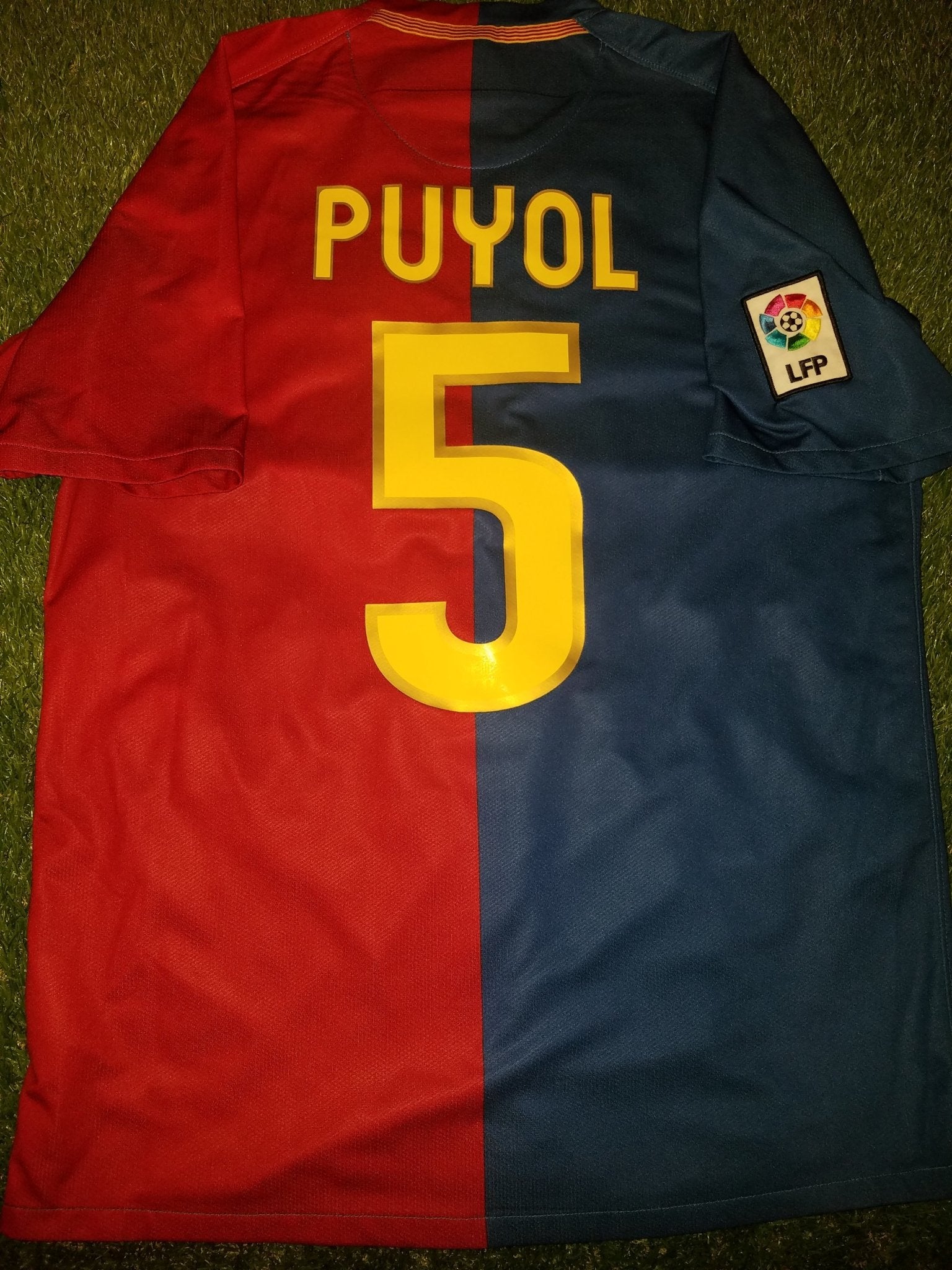 FCバルセロナ PUYOL 5 シャツ Mサイズ FC BARCELONA 2002-2003 Puyol 5 away camiseta shirt trikot