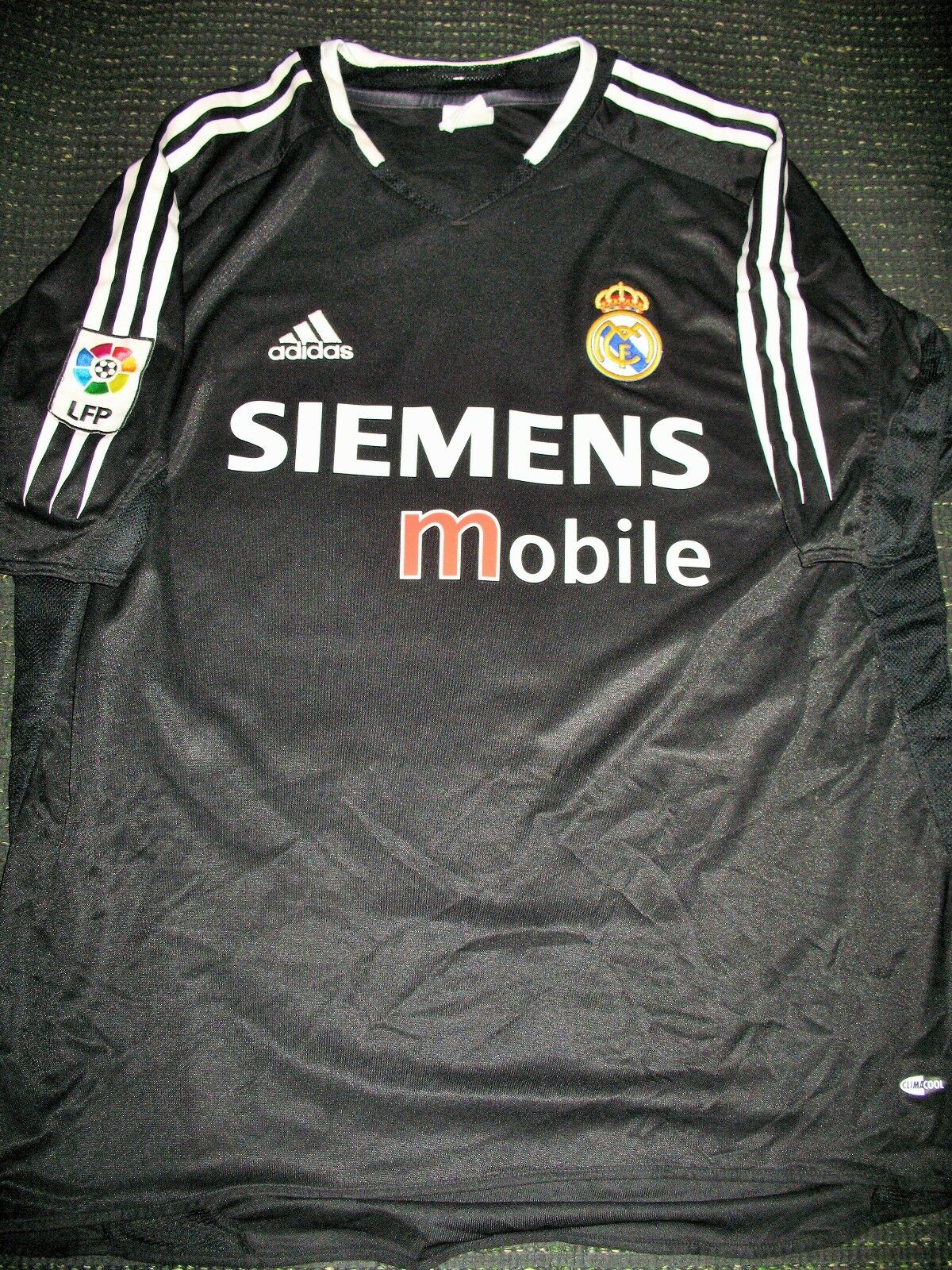 Raul Real Madrid Black 2004 2005 Jersey Camiseta Trikot Shirt L - foreversoccerjerseys