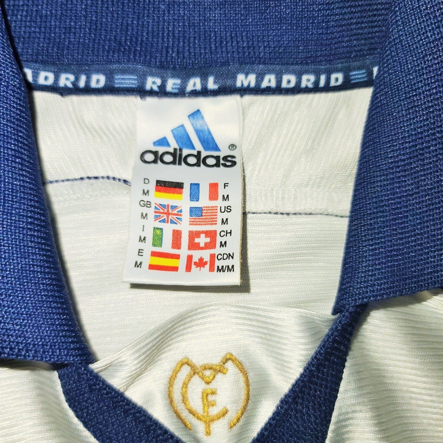 Raul Real Madrid Home 1998 1999 2000 Jersey Shirt Camiseta M foreversoccerjerseys