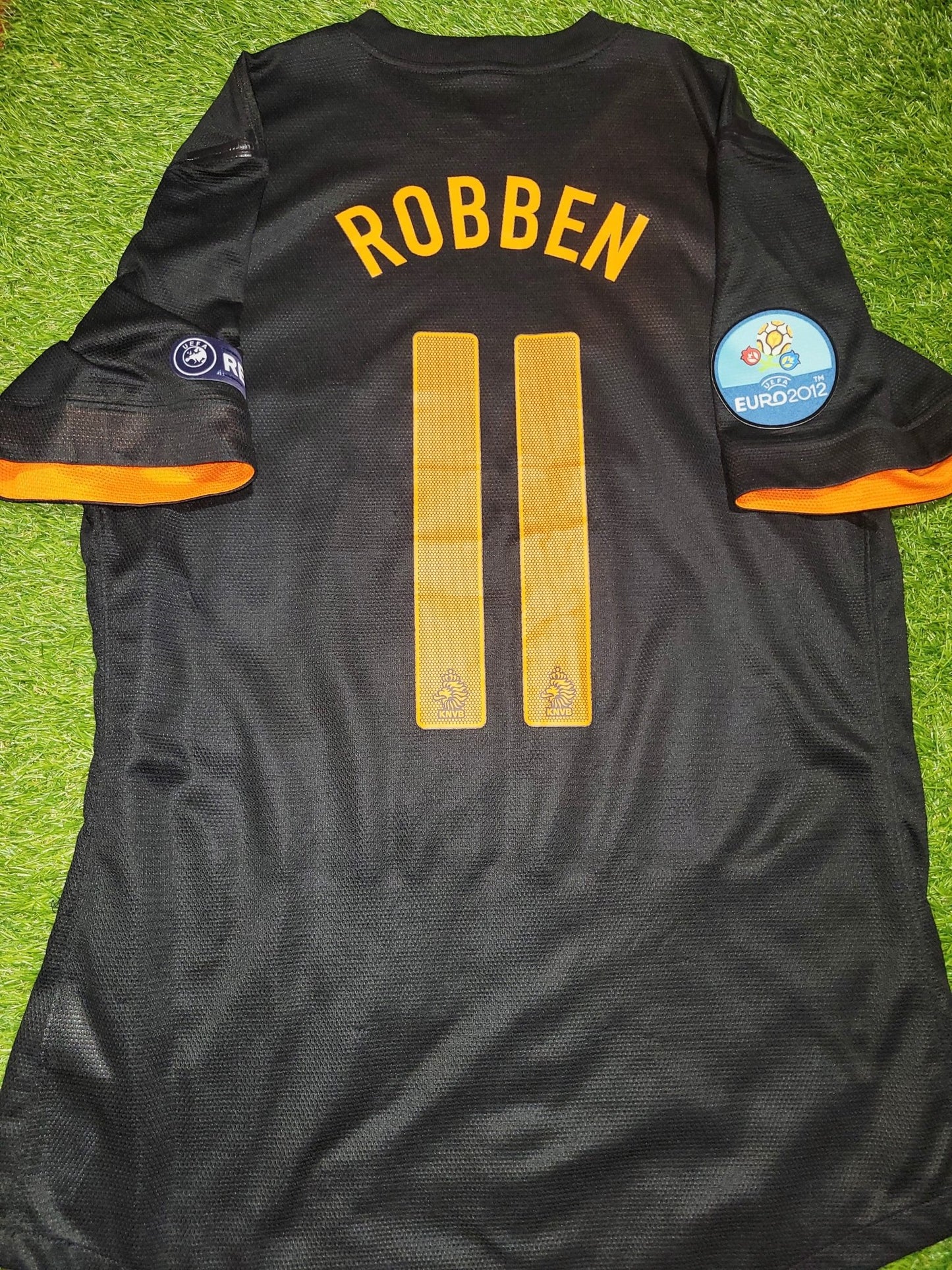 Robben Netherlands Holland 2012 EURO CUP PLAYER ISSUE Soccer Away Jersey Shirt XL SKU# 447407-010 NIKE