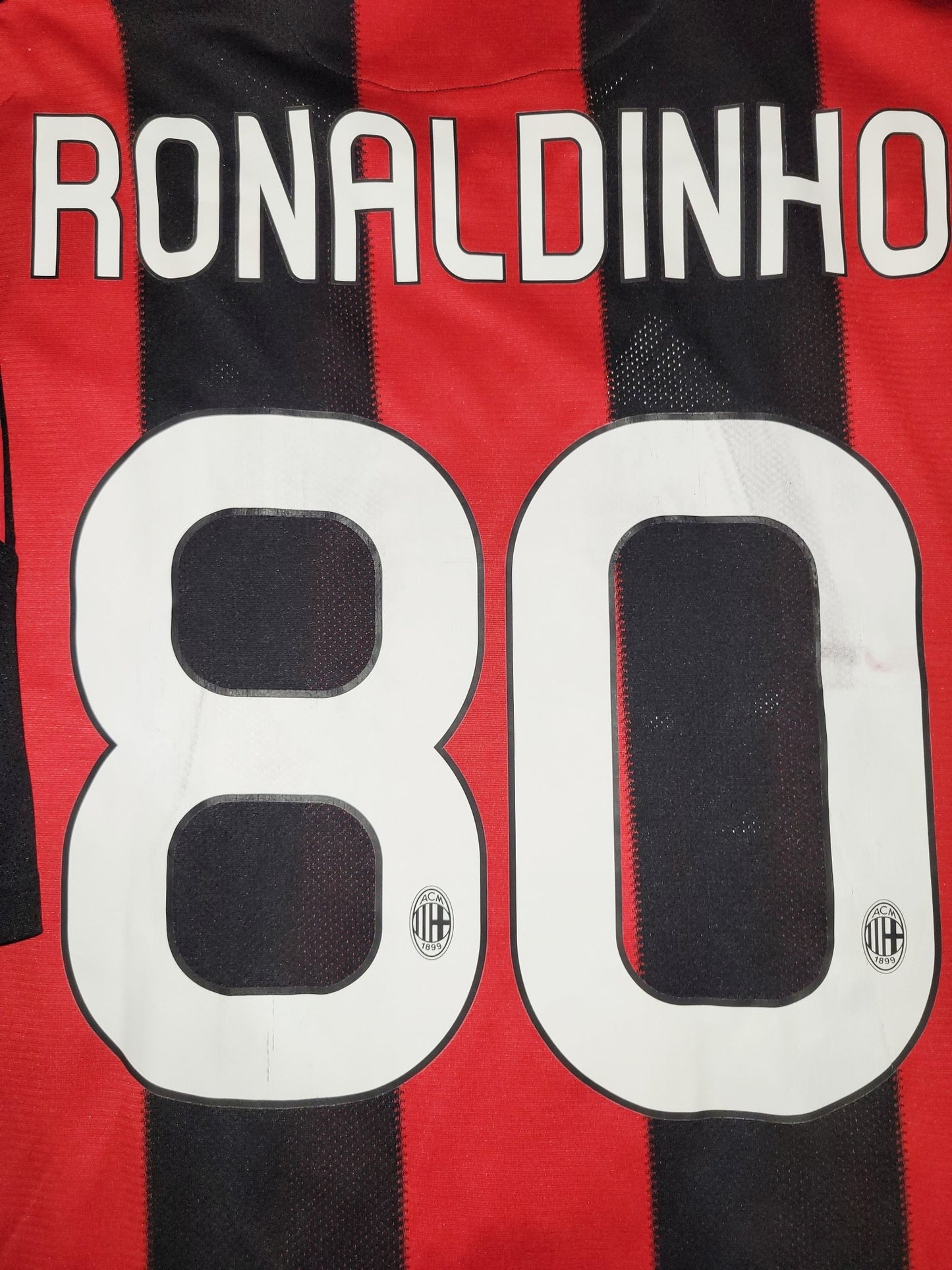Ronaldinho AC Milan Adidas 2010 2011 Home Jersey Shirt Camiseta Maglia XL SKU# P96288 Adidas