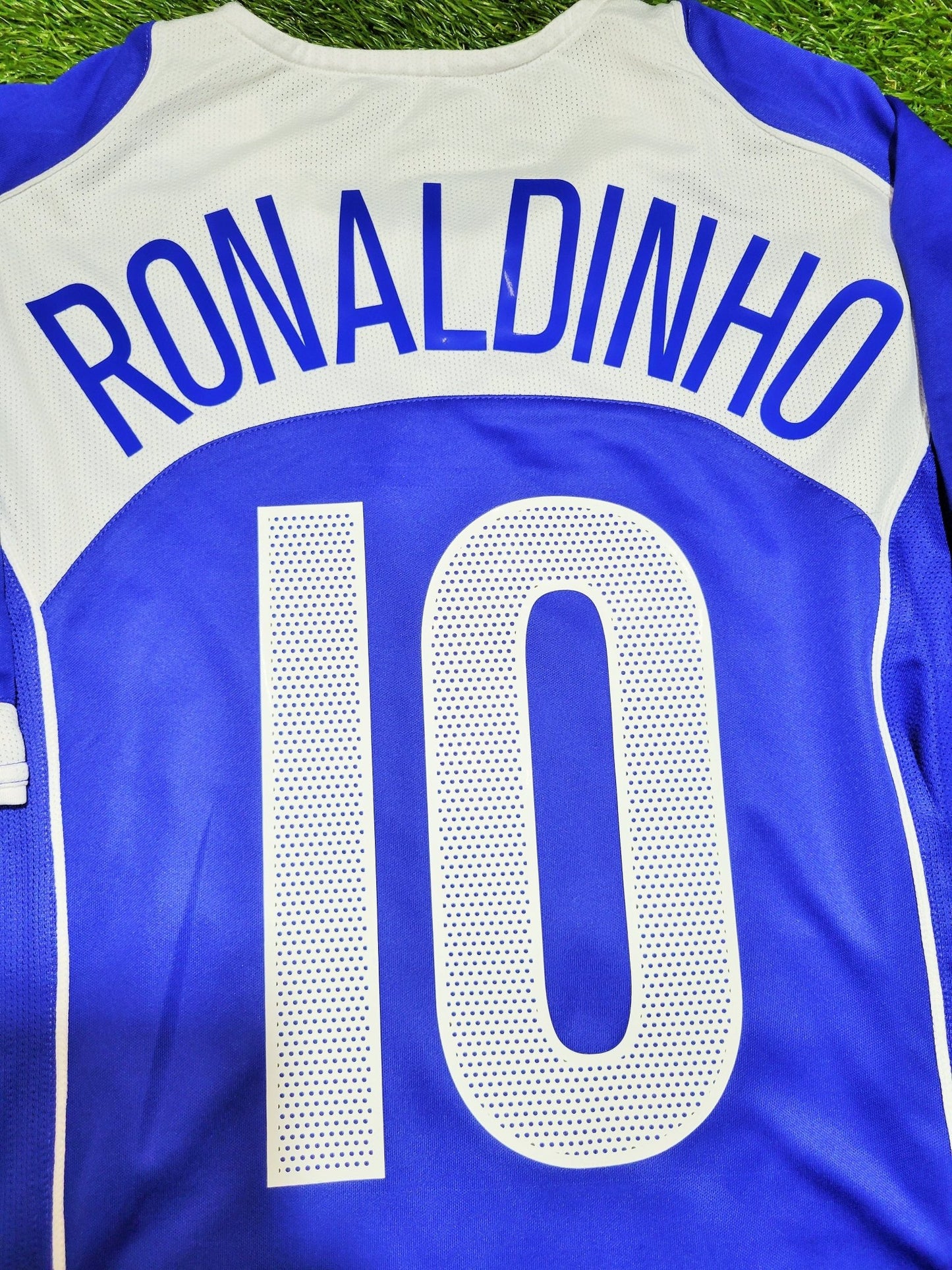 Ronaldinho Nike Brazil 2004 Away Soccer Jersey Shirt M Nike