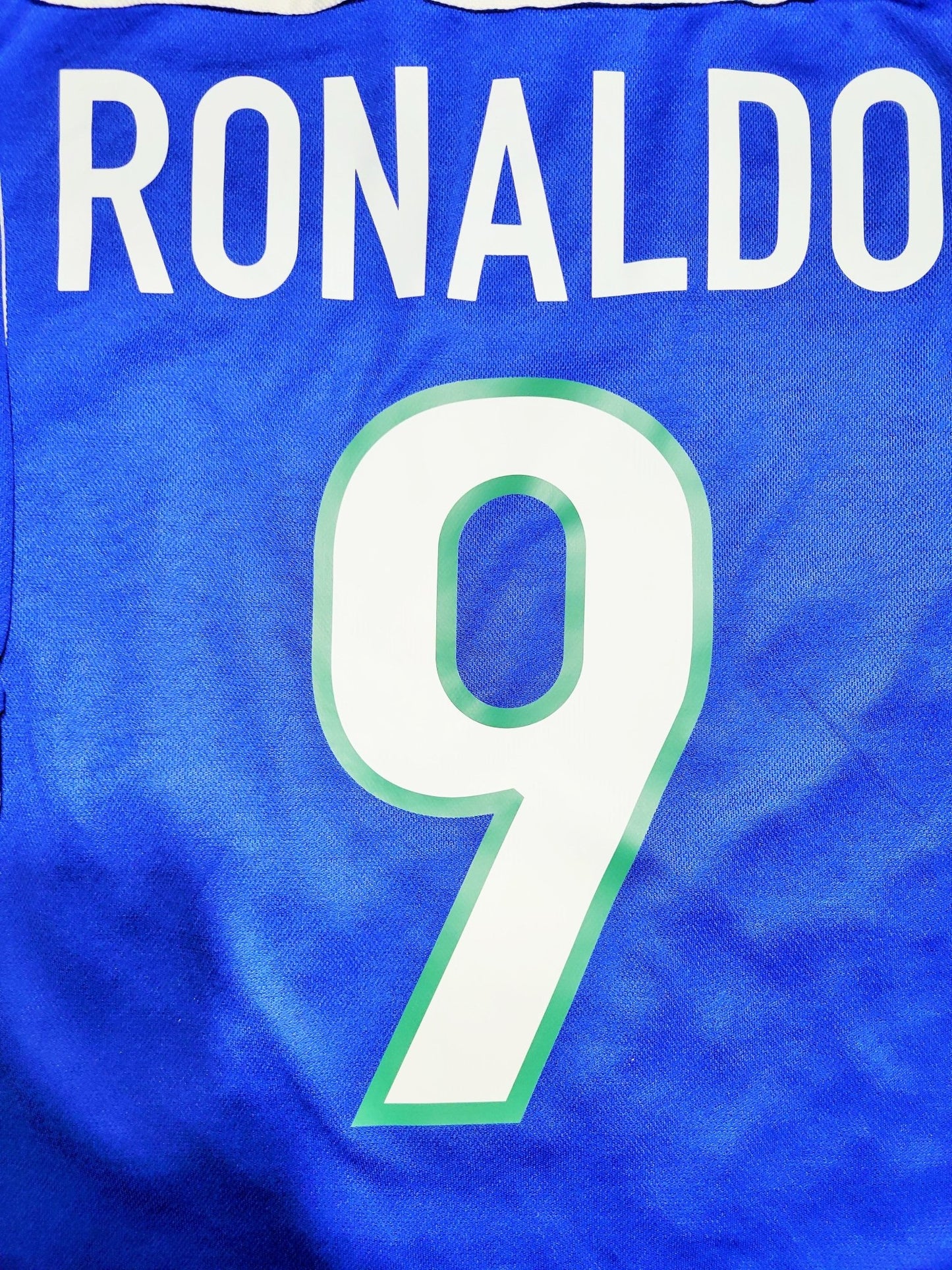 Ronaldo Brazil 1998 WORLD CUP Away Soccer Jersey Shirt L Nike