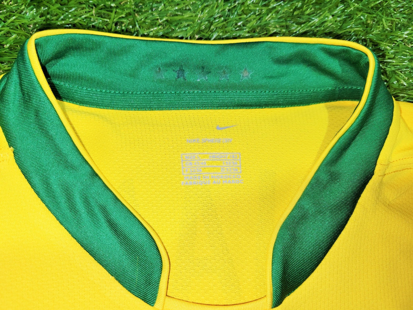 Ronaldo Brazil 2006 World Cup Home Jersey Shirt Camiseta L SKU# S6AOM 103889 Nike