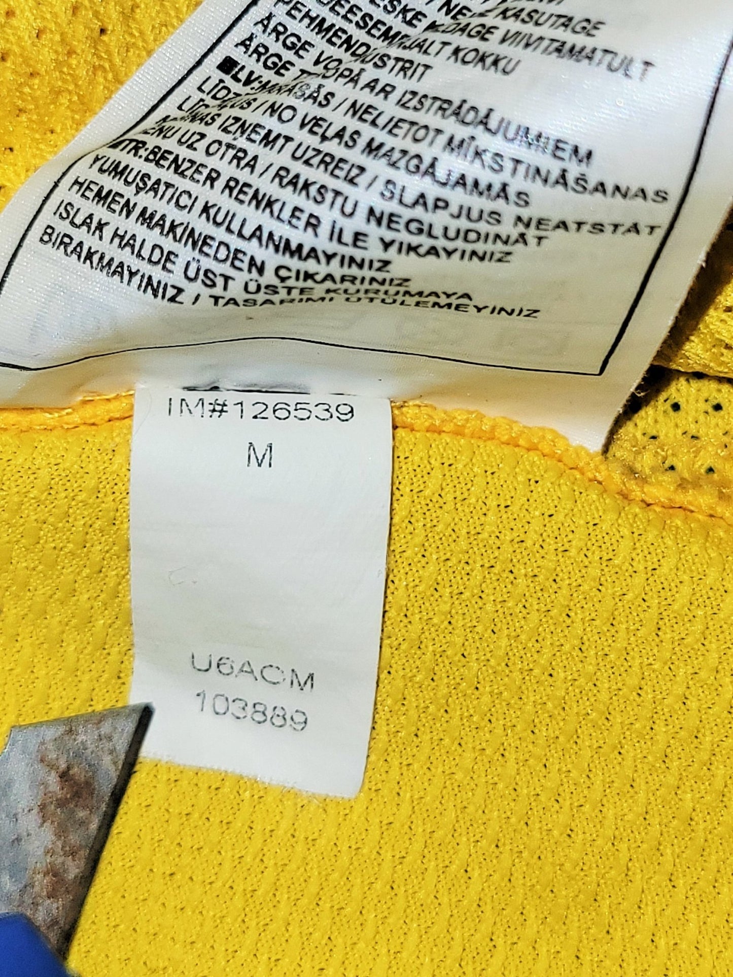 Ronaldo Brazil 2006 World Cup Home Jersey Shirt Camiseta L SKU# S6AOM 103889 Nike