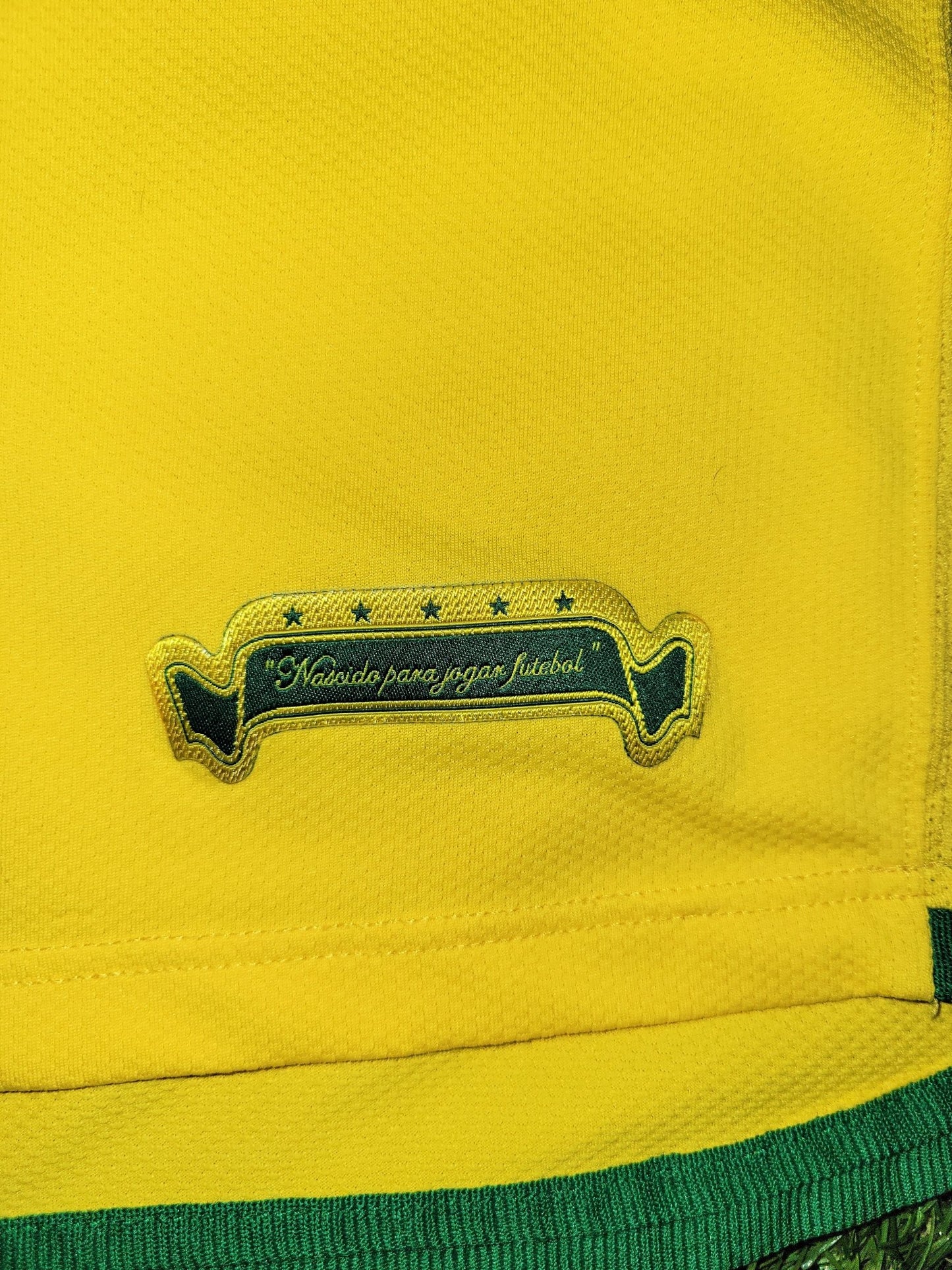 Ronaldo Brazil 2006 World Cup Home Soccer Jersey Shirt M SKU# S6AOM 103889 Nike